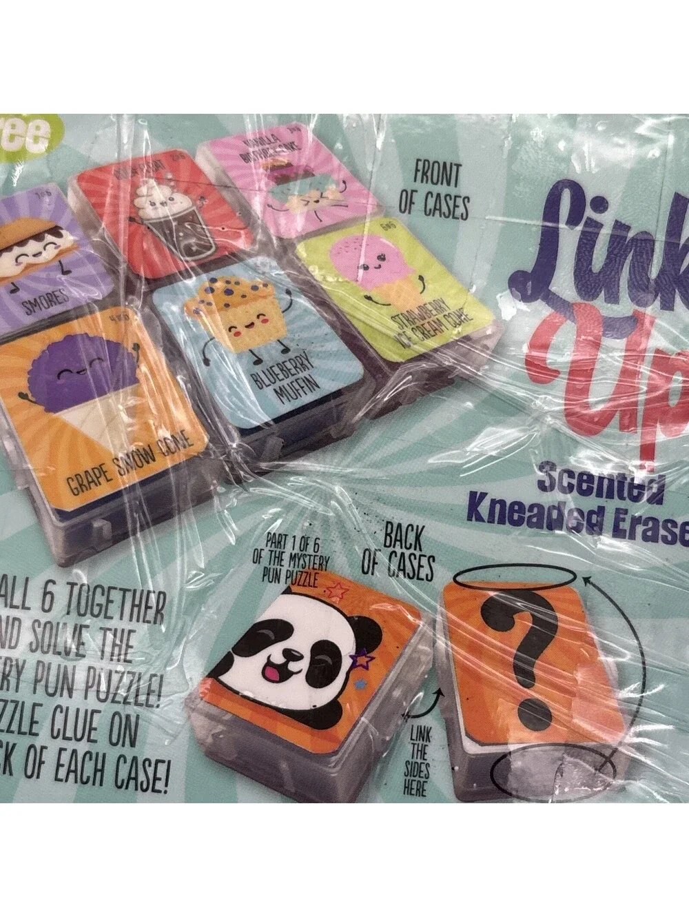 Raymond Link Up Scented Kneaded Erasers (Series Three - 36 Pieces) Box Torn, NEW